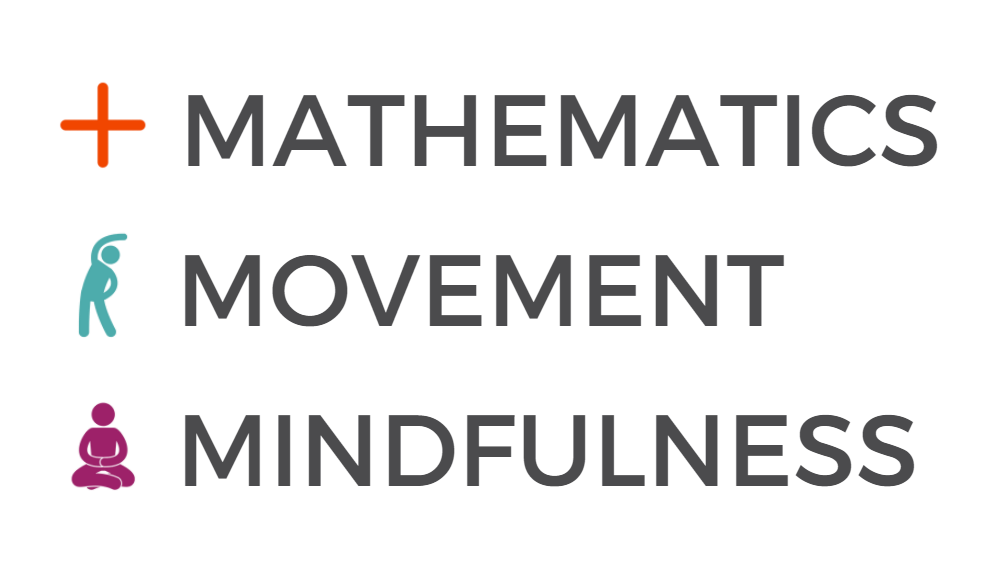 Teach active maths with physical activity and meditation