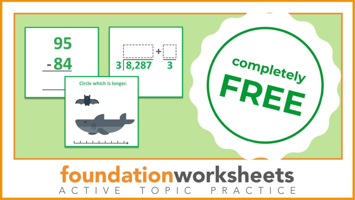 Foundation Worksheets – Free