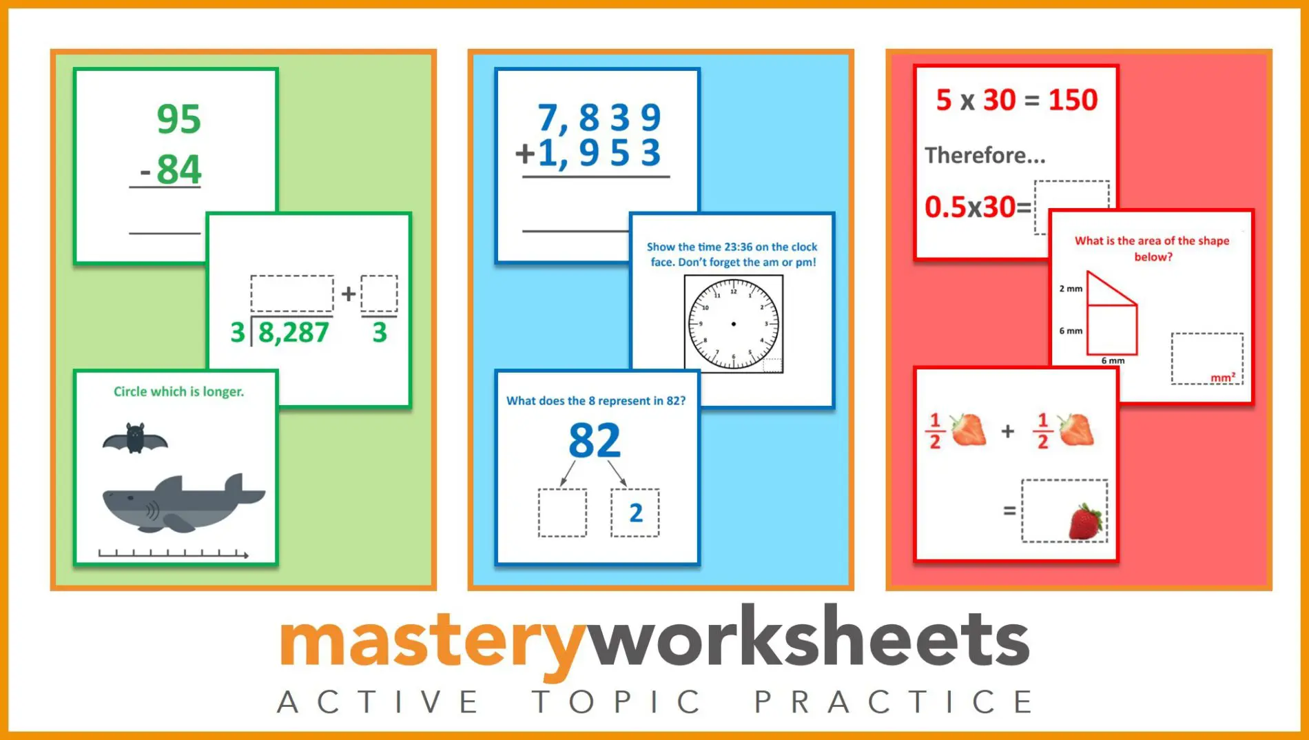 Mastery Worksheets
